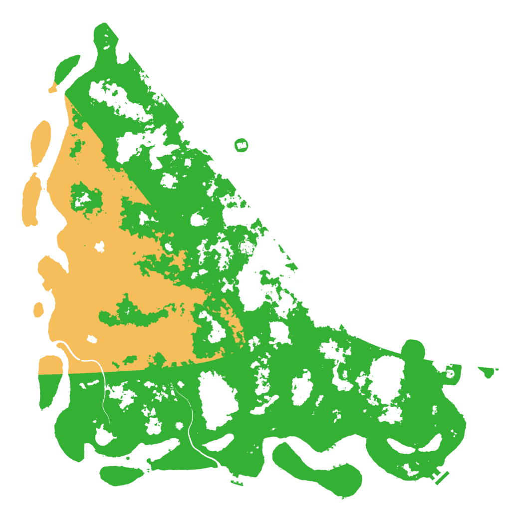 Biome Rust Map: Procedural Map, Size: 6000, Seed: 217713221