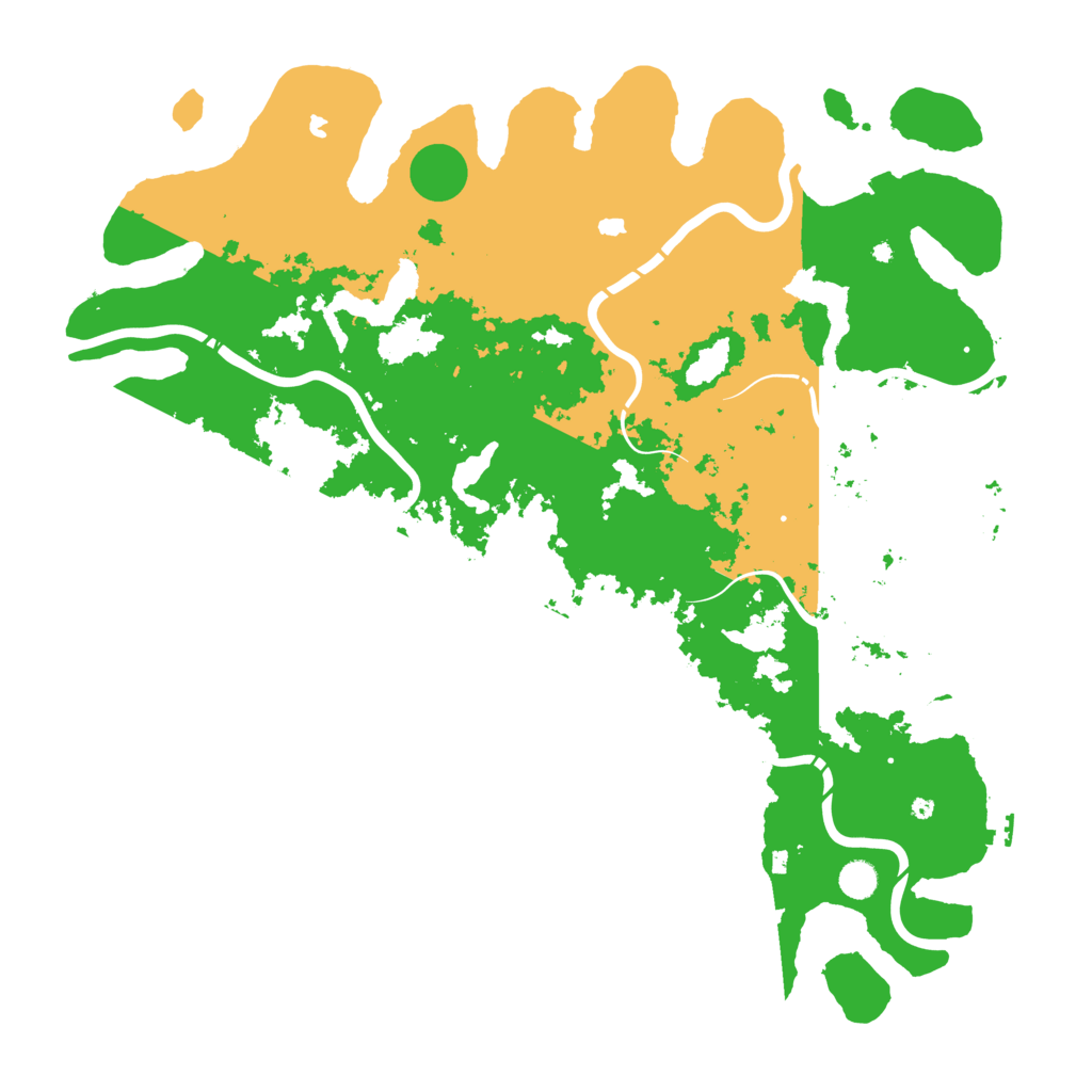 Biome Rust Map: Procedural Map, Size: 5000, Seed: 948475275