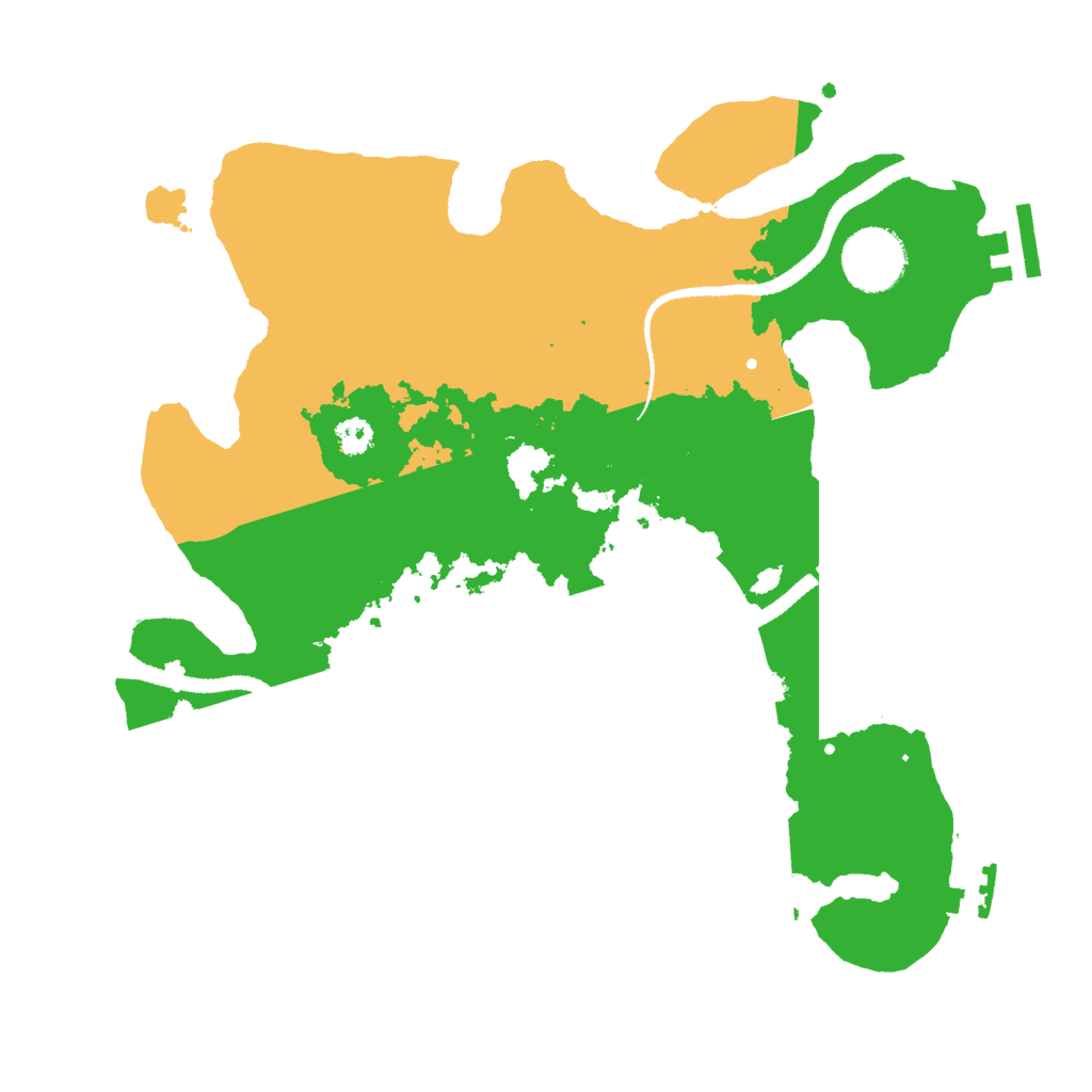 Biome Rust Map: Procedural Map, Size: 3000, Seed: 5756