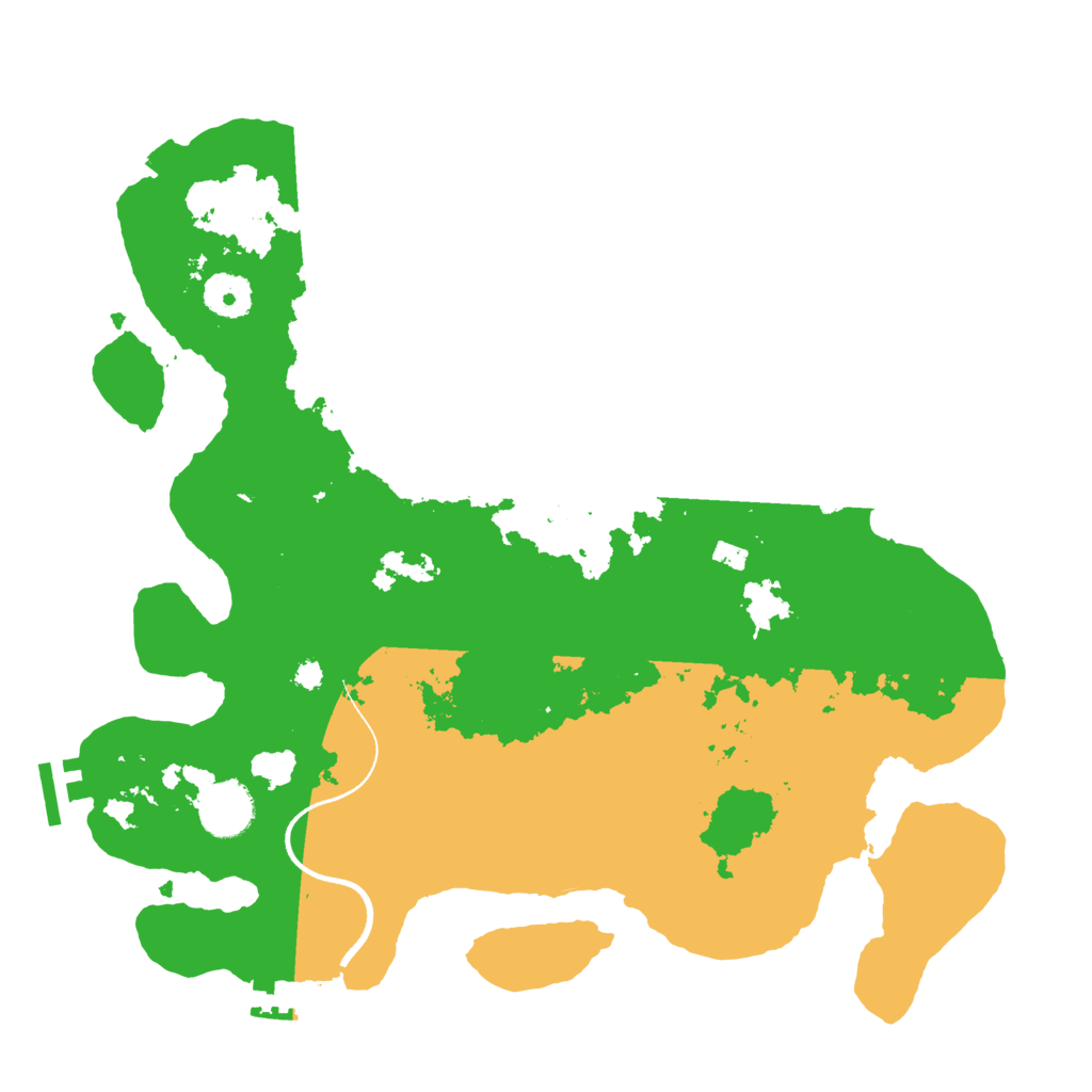 Biome Rust Map: Procedural Map, Size: 3500, Seed: 405783409