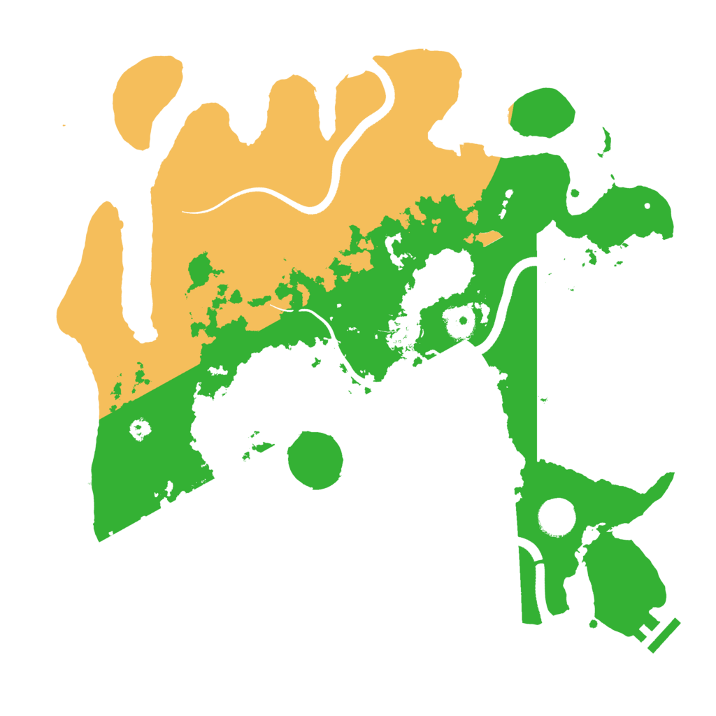 Biome Rust Map: Procedural Map, Size: 3500, Seed: 323022023