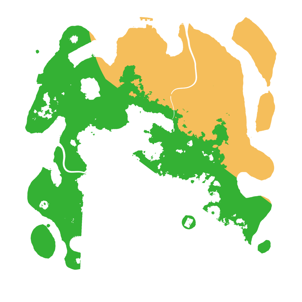 Biome Rust Map: Procedural Map, Size: 3500, Seed: 123022023