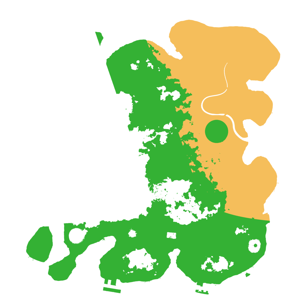 Biome Rust Map: Procedural Map, Size: 3500, Seed: 423022023