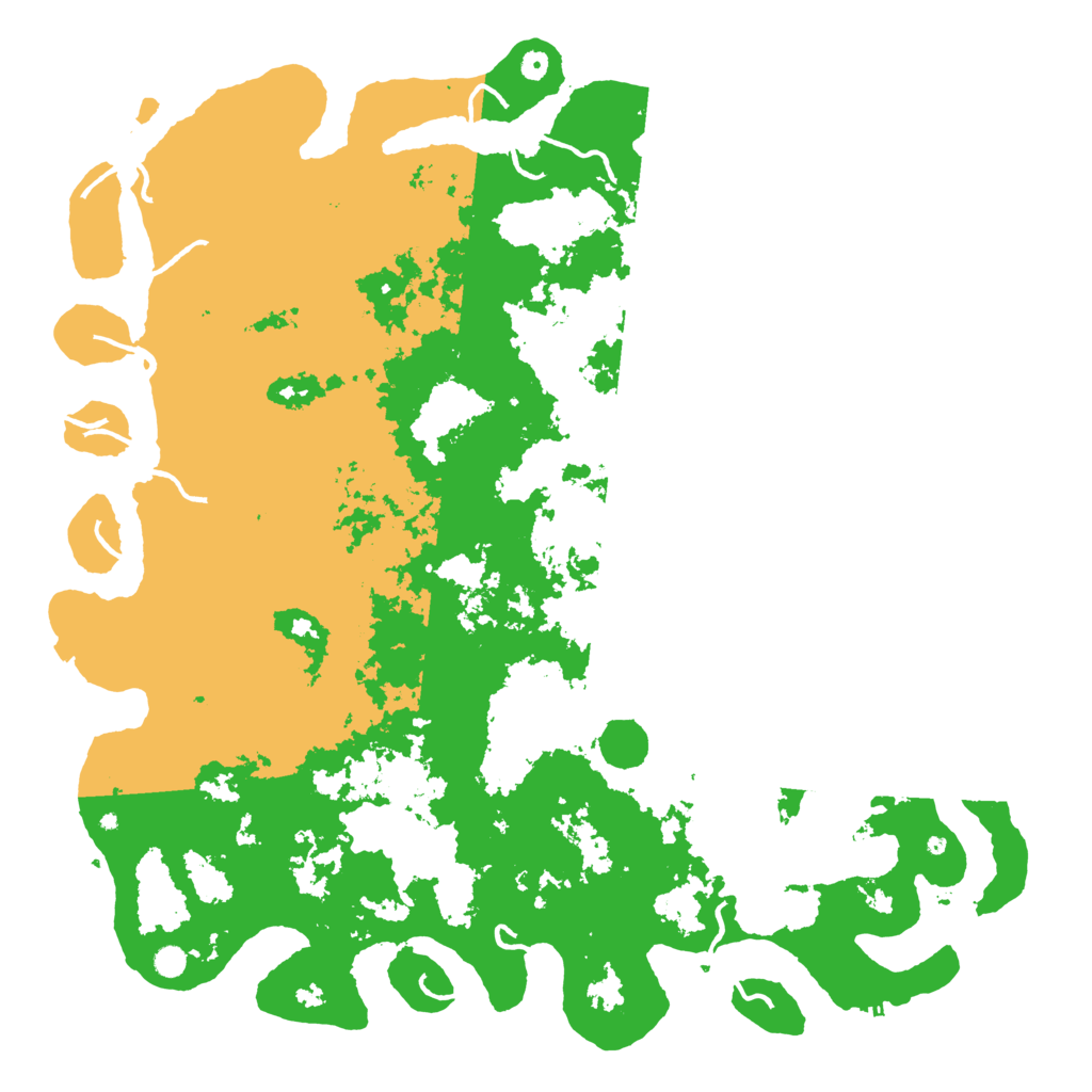 Biome Rust Map: Procedural Map, Size: 6000, Seed: 1664276316