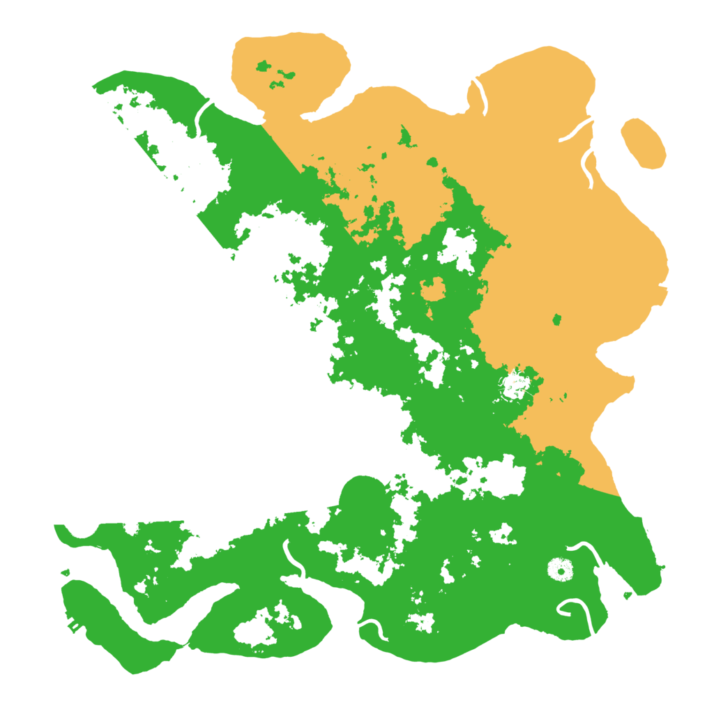Biome Rust Map: Procedural Map, Size: 4300, Seed: 26895851