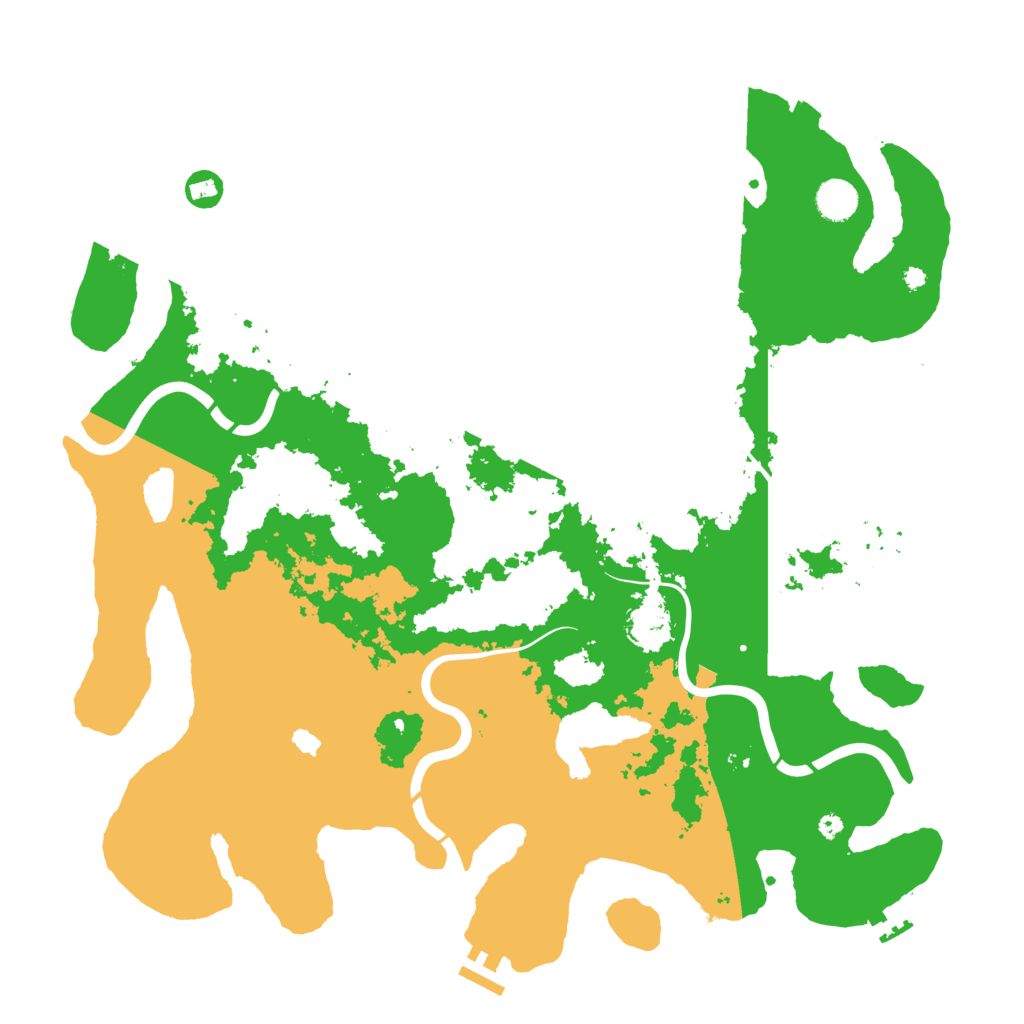 Biome Rust Map: Procedural Map, Size: 4300, Seed: 1326499