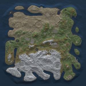 Thumbnail Rust Map: Procedural Map, Size: 4250, Seed: 1145142554, 19 Monuments