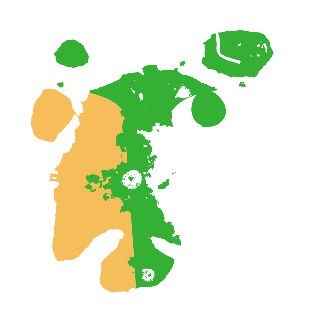 Biome Rust Map: Procedural Map, Size: 2500, Seed: 1694598393