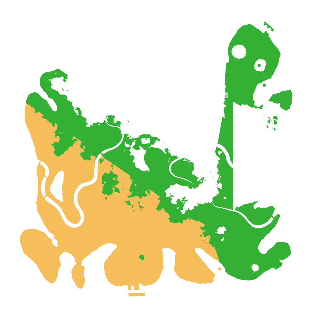 Biome Rust Map: Procedural Map, Size: 3850, Seed: 21728637