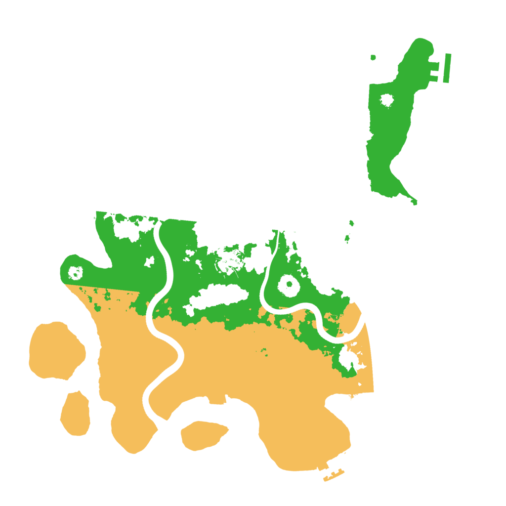 Biome Rust Map: Procedural Map, Size: 3500, Seed: 4456347