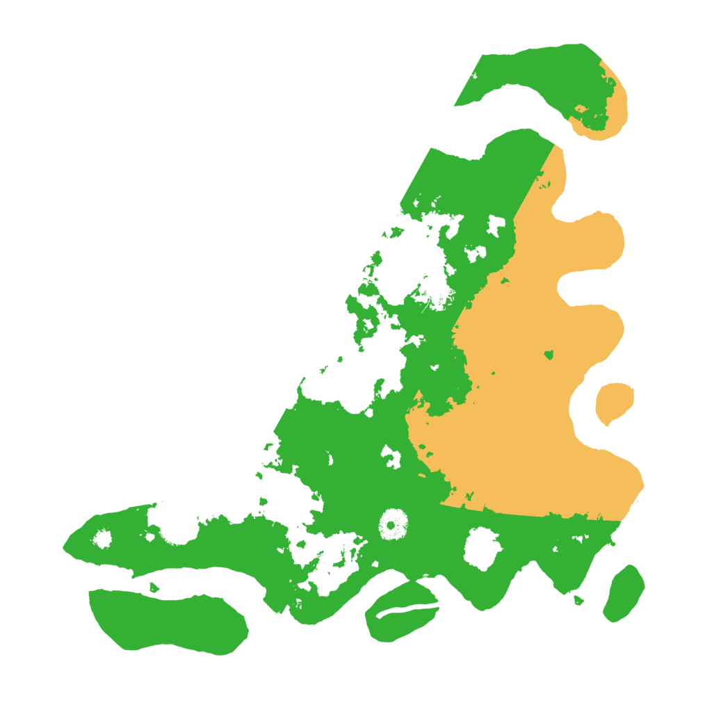 Biome Rust Map: Procedural Map, Size: 3500, Seed: 412600037