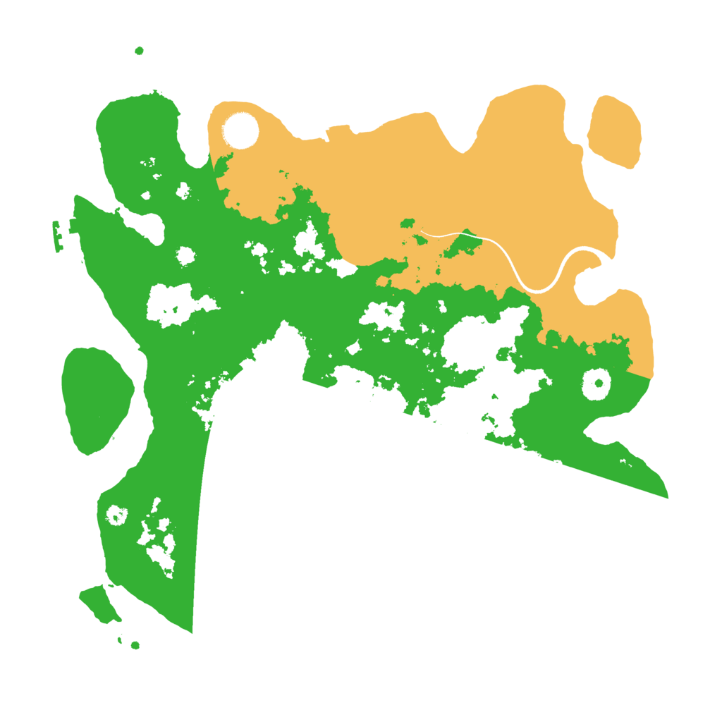 Biome Rust Map: Procedural Map, Size: 3500, Seed: 1590914850