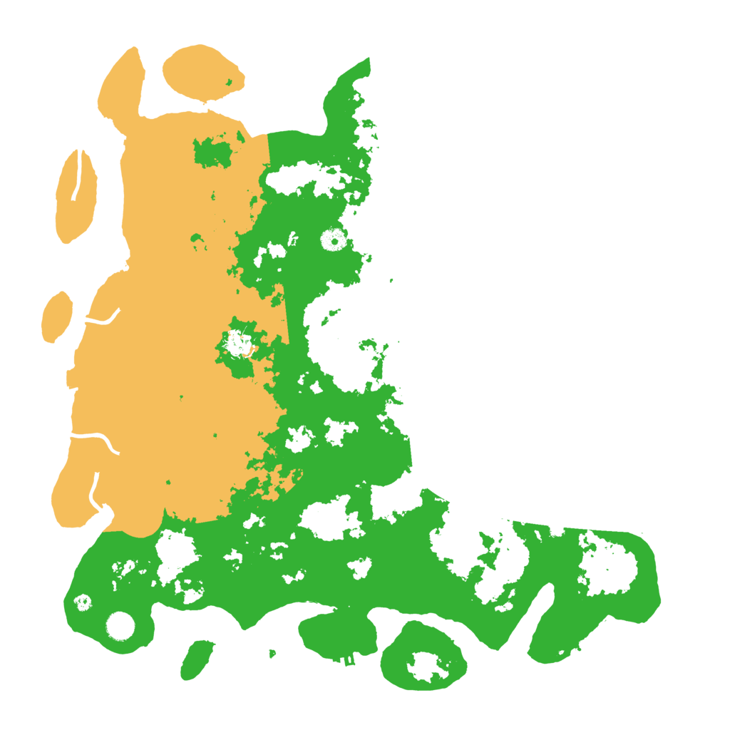 Biome Rust Map: Procedural Map, Size: 4500, Seed: 1978029684