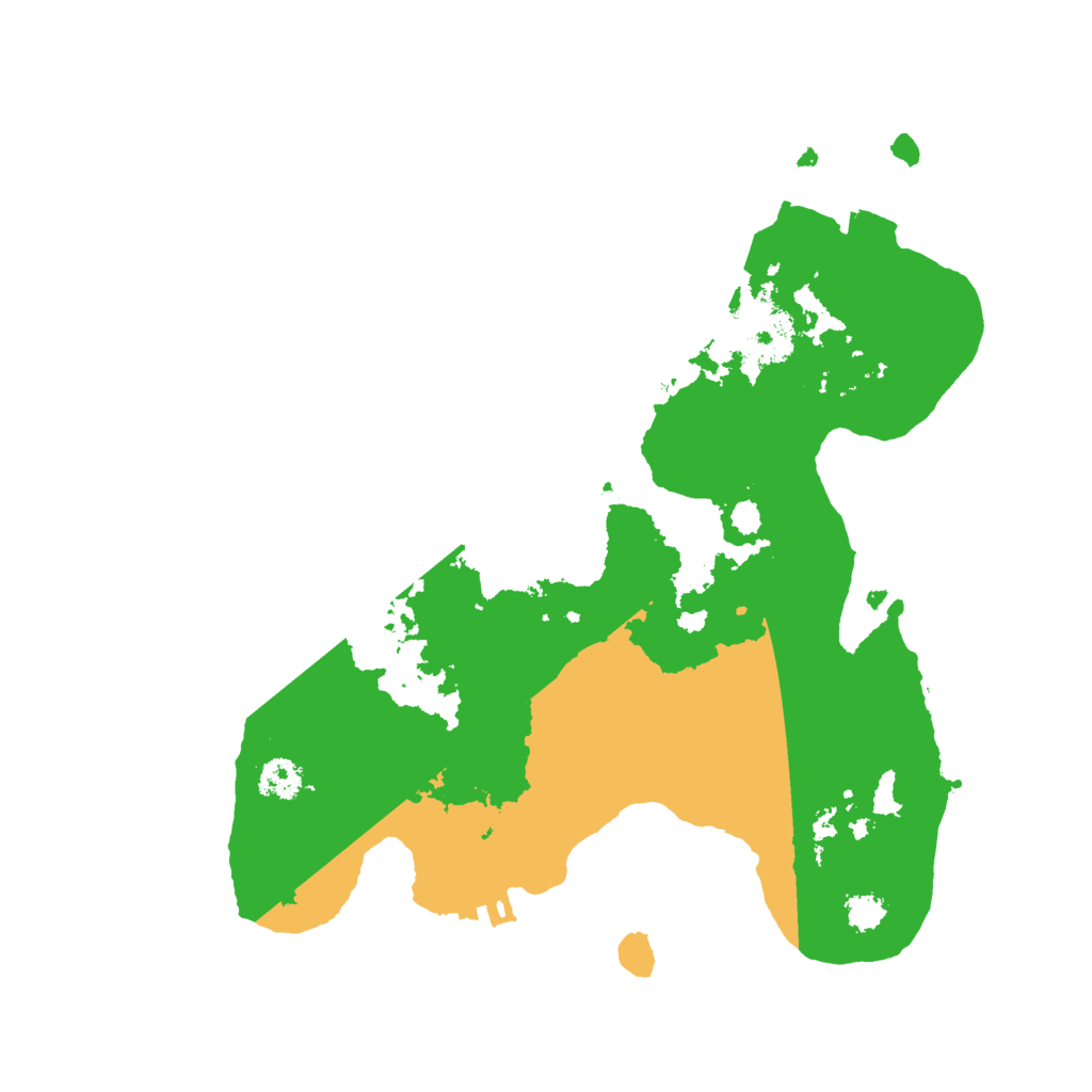Biome Rust Map: Procedural Map, Size: 2650, Seed: 184573