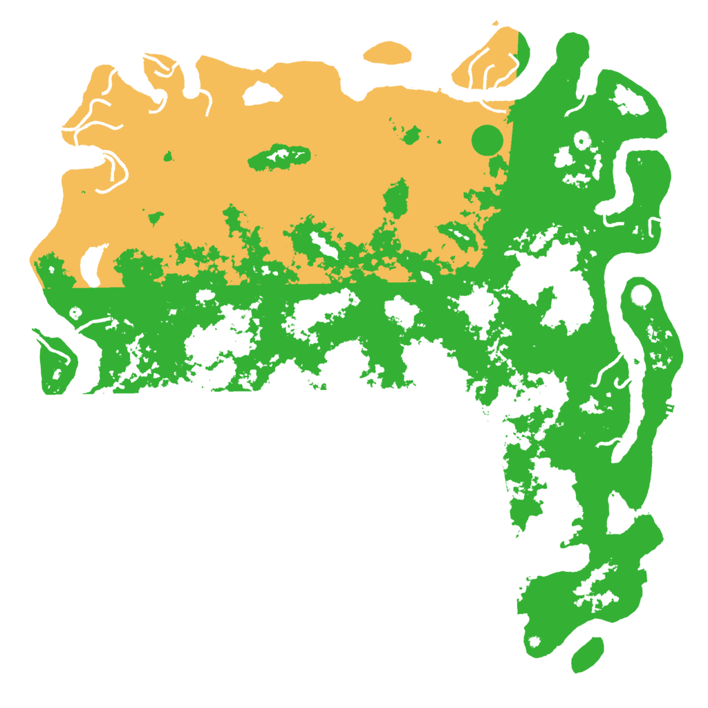 Biome Rust Map: Procedural Map, Size: 6000, Seed: 214693924