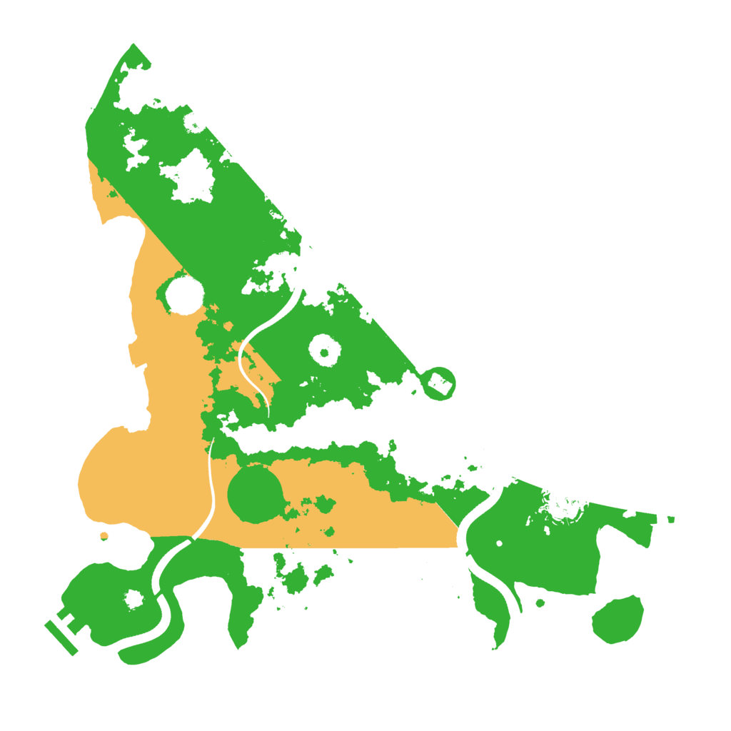 Biome Rust Map: Procedural Map, Size: 3500, Seed: 2016356408