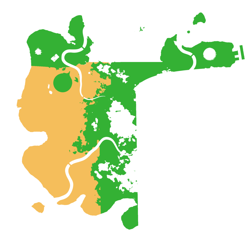 Biome Rust Map: Procedural Map, Size: 3500, Seed: 1527215614