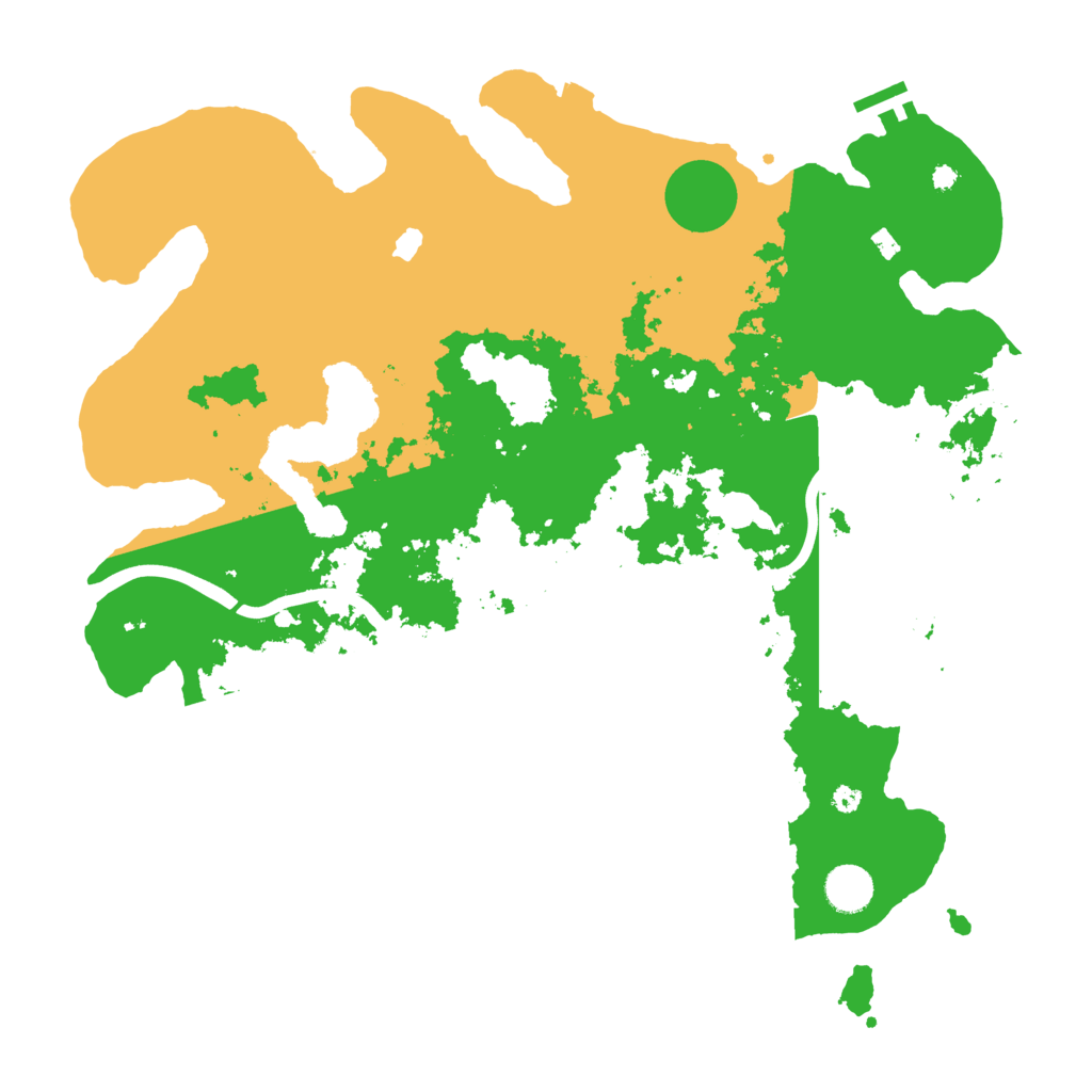 Biome Rust Map: Procedural Map, Size: 4000, Seed: 106687955