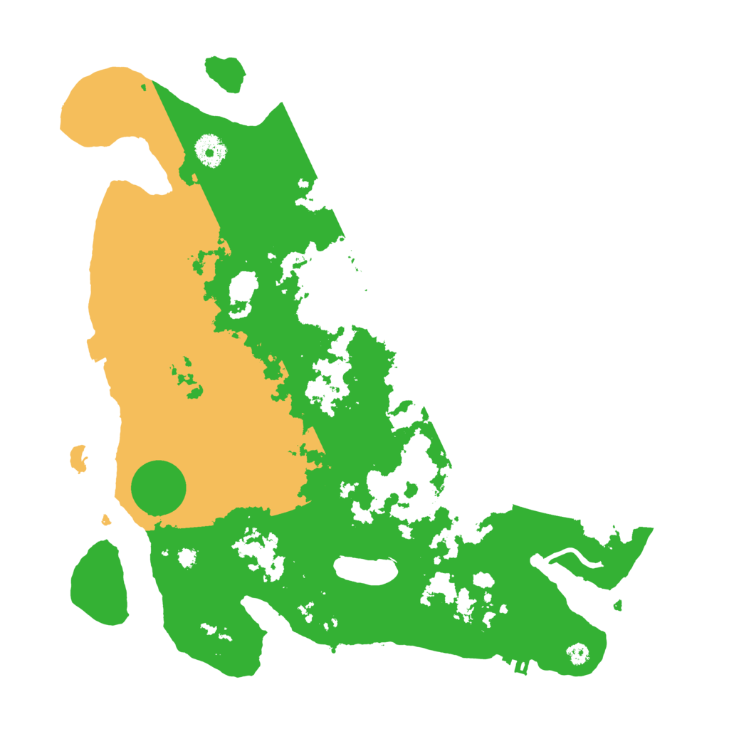 Biome Rust Map: Procedural Map, Size: 3500, Seed: 37860147