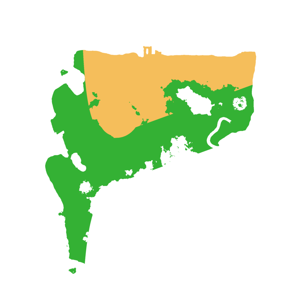 Biome Rust Map: Procedural Map, Size: 2250, Seed: 45343534