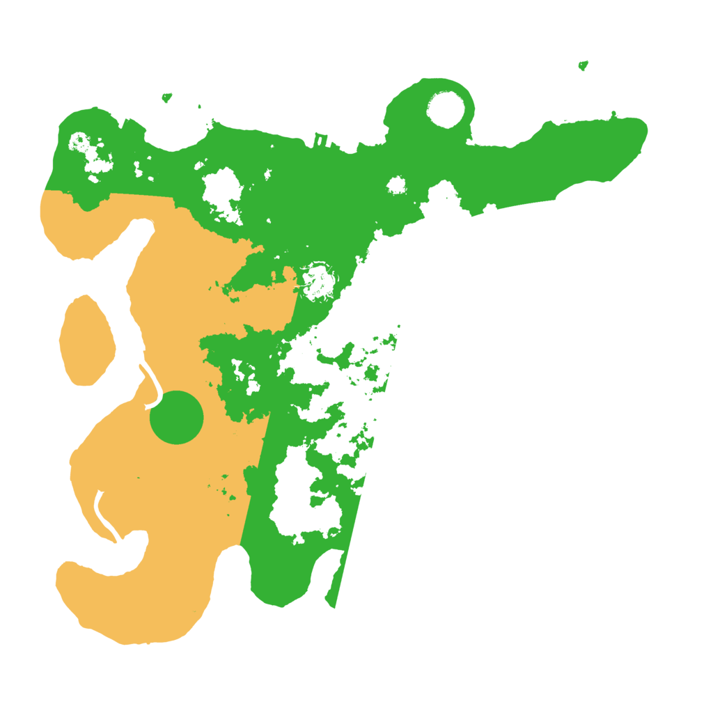 Biome Rust Map: Procedural Map, Size: 3500, Seed: 634499487