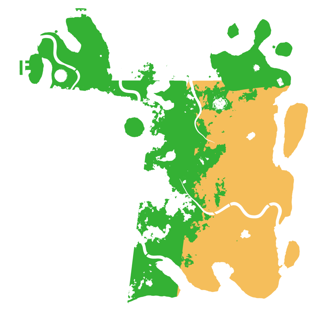 Biome Rust Map: Procedural Map, Size: 4500, Seed: 119731602