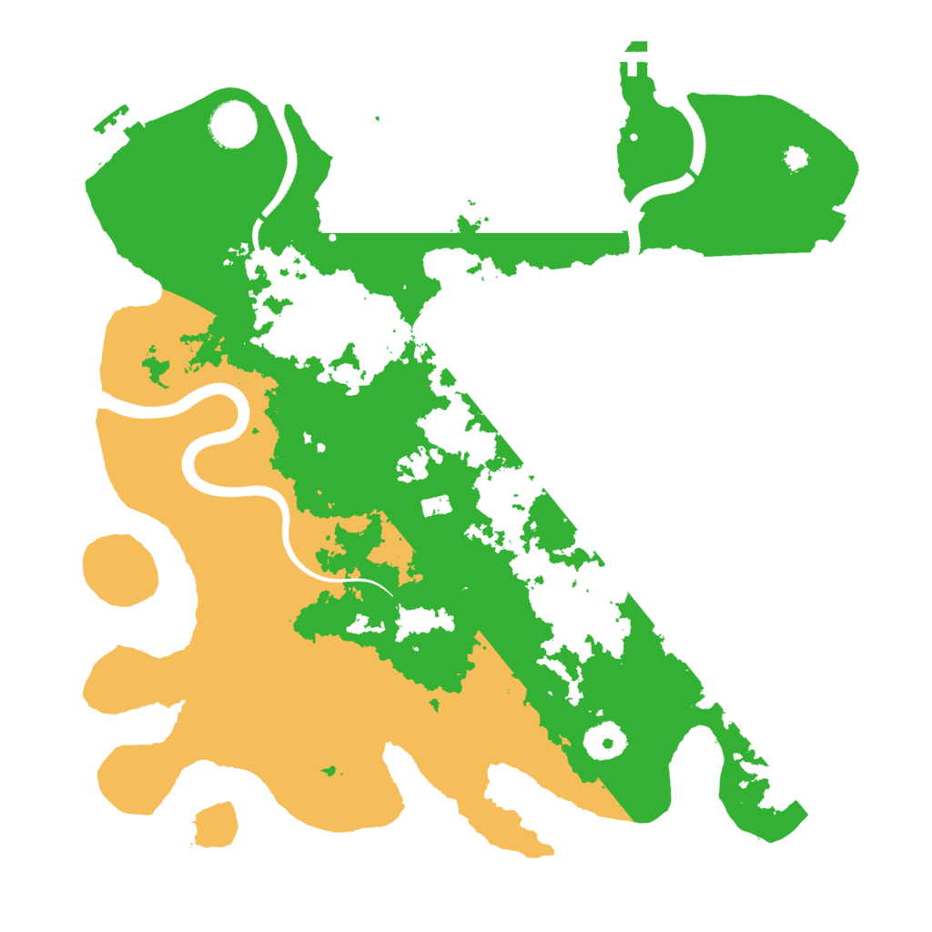 Biome Rust Map: Procedural Map, Size: 3500, Seed: 832404130