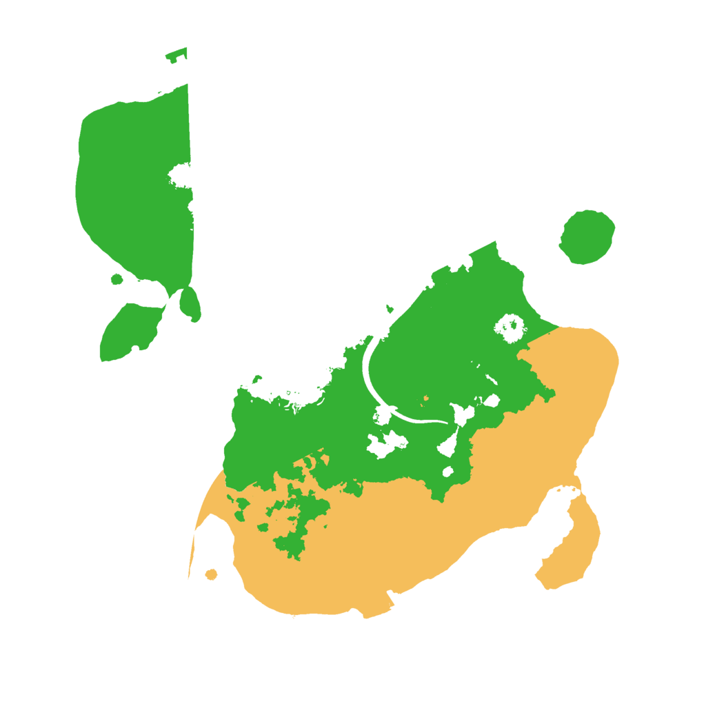 Biome Rust Map: Procedural Map, Size: 2500, Seed: 285093