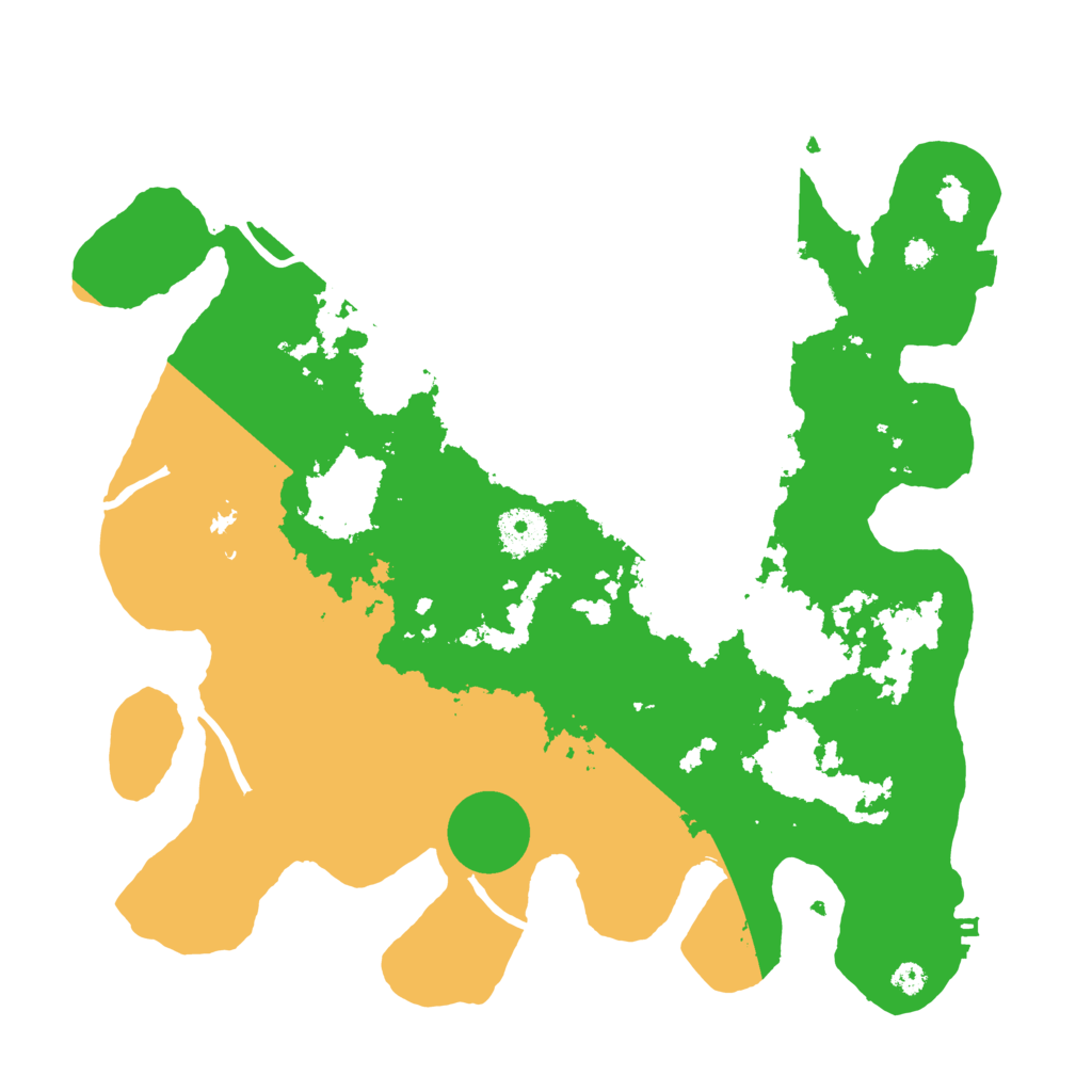 Biome Rust Map: Procedural Map, Size: 3500, Seed: 209856232