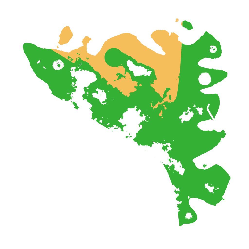 Biome Rust Map: Procedural Map, Size: 3500, Seed: 993968191