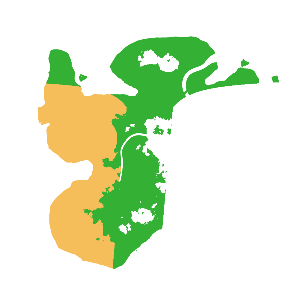 Biome Rust Map: Procedural Map, Size: 2000, Seed: 498763154