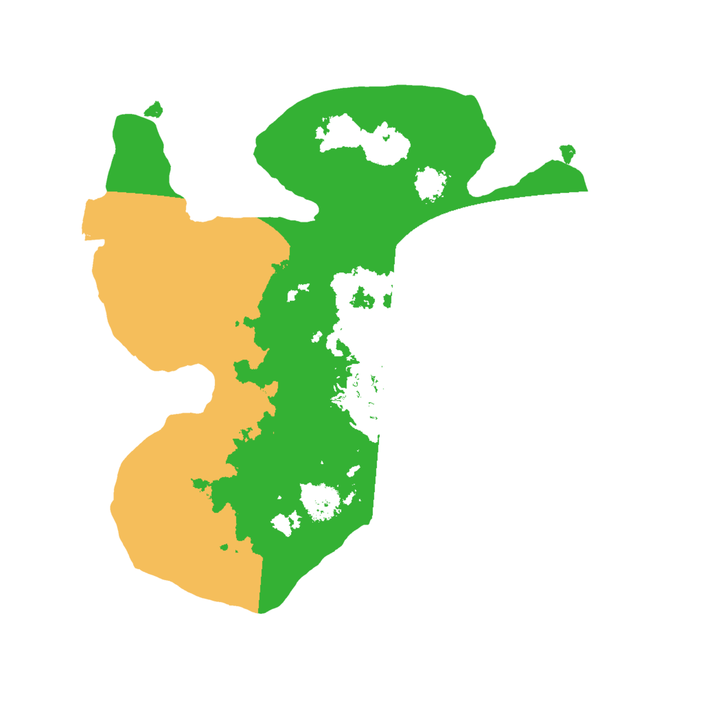 Biome Rust Map: Procedural Map, Size: 2000, Seed: 498763154