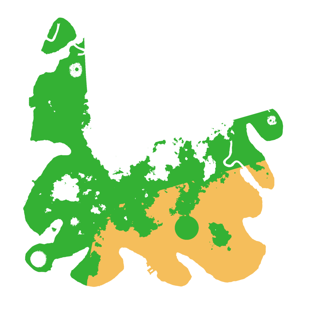 Biome Rust Map: Procedural Map, Size: 3500, Seed: 776889576
