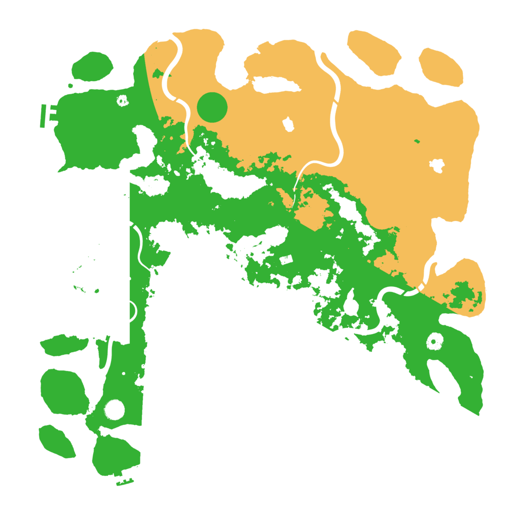 Biome Rust Map: Procedural Map, Size: 4500, Seed: 1139385688