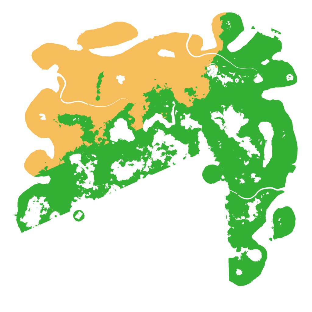 Biome Rust Map: Procedural Map, Size: 4500, Seed: 364392455