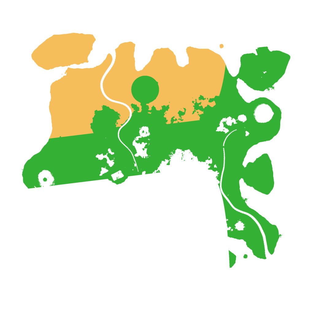 Biome Rust Map: Procedural Map, Size: 3000, Seed: 393066991