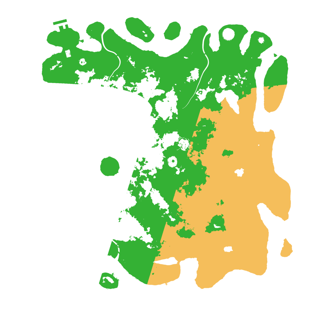 Biome Rust Map: Procedural Map, Size: 4500, Seed: 1861650332