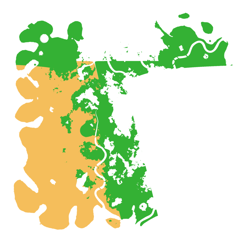 Biome Rust Map: Procedural Map, Size: 5000, Seed: 18271