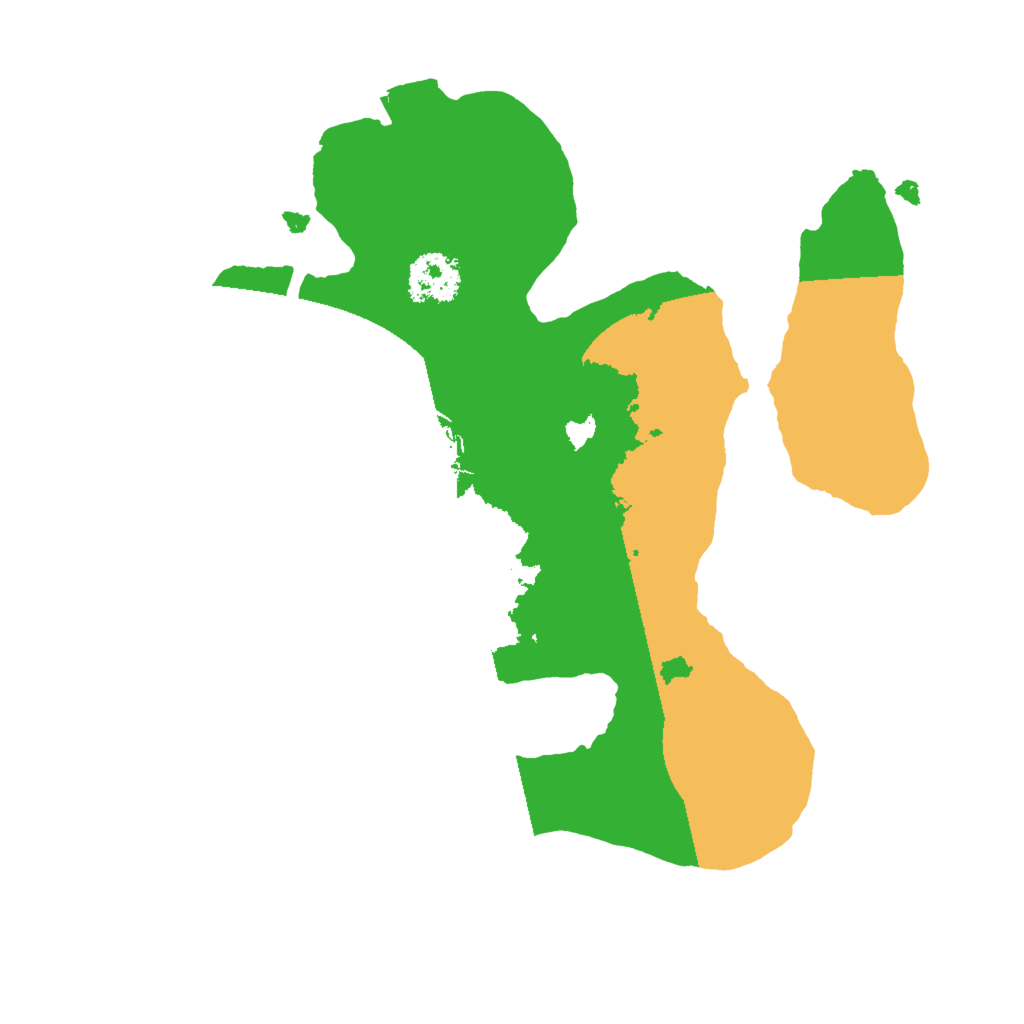 Biome Rust Map: Procedural Map, Size: 2023, Seed: 983783