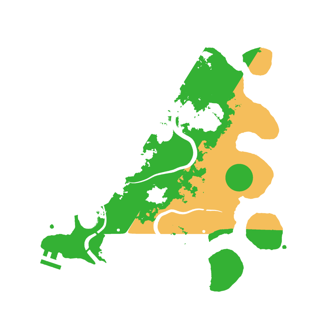 Biome Rust Map: Procedural Map, Size: 3000, Seed: 1143494958
