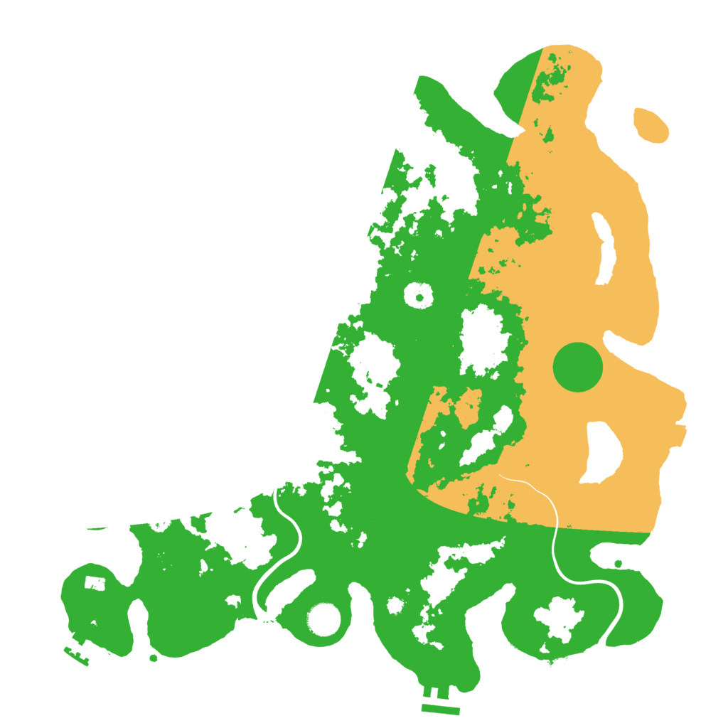 Biome Rust Map: Procedural Map, Size: 3850, Seed: 51998766