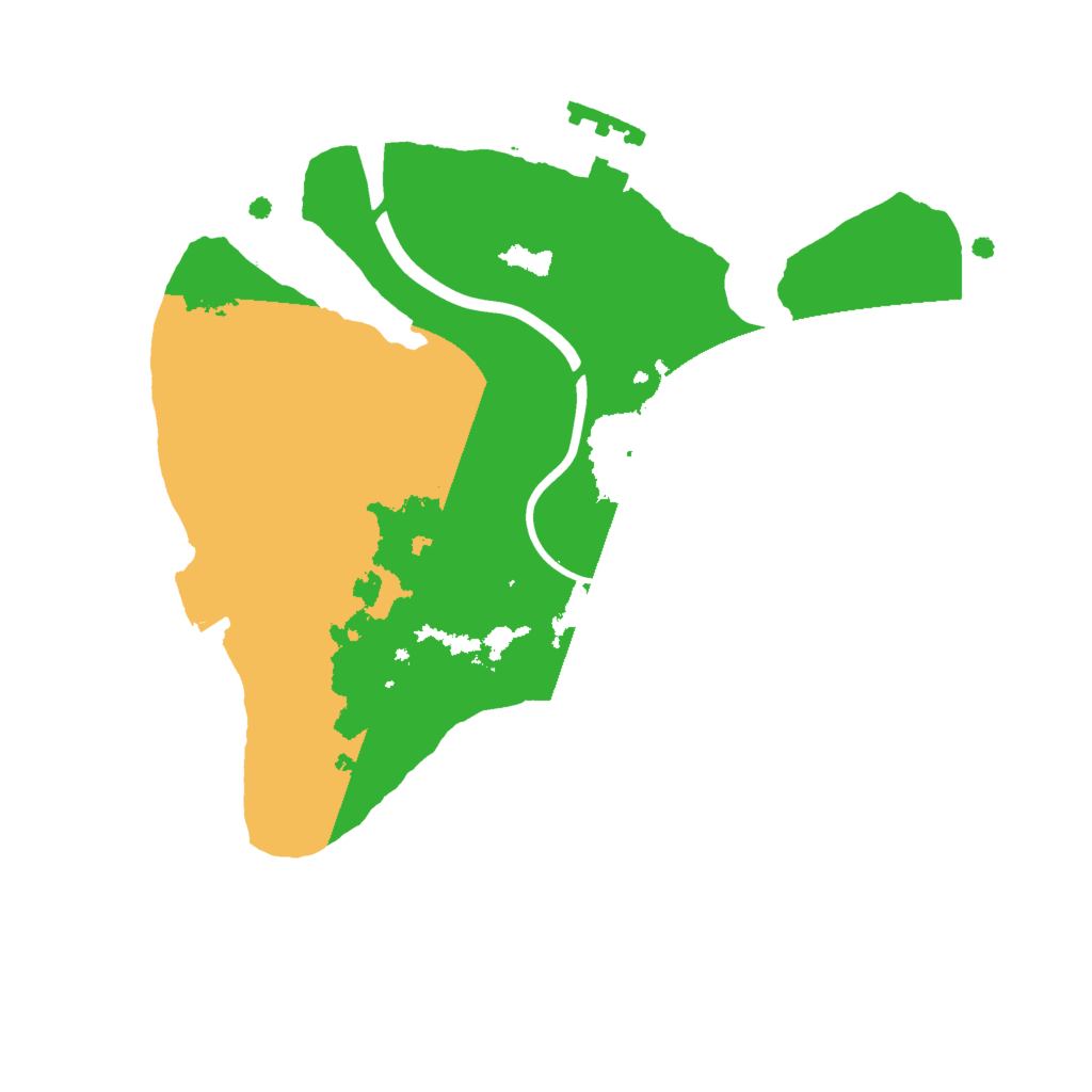 Biome Rust Map: Procedural Map, Size: 2000, Seed: 907550107