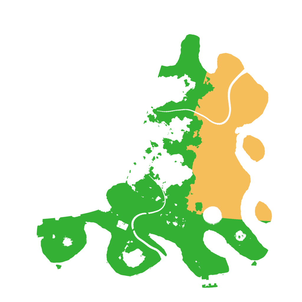 Biome Rust Map: Procedural Map, Size: 3000, Seed: 9847213