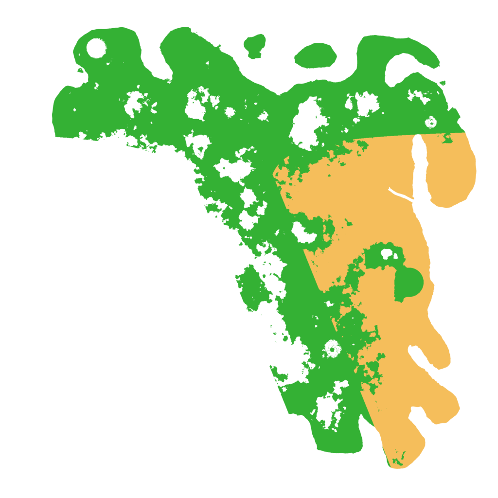 Biome Rust Map: Procedural Map, Size: 4500, Seed: 3456213