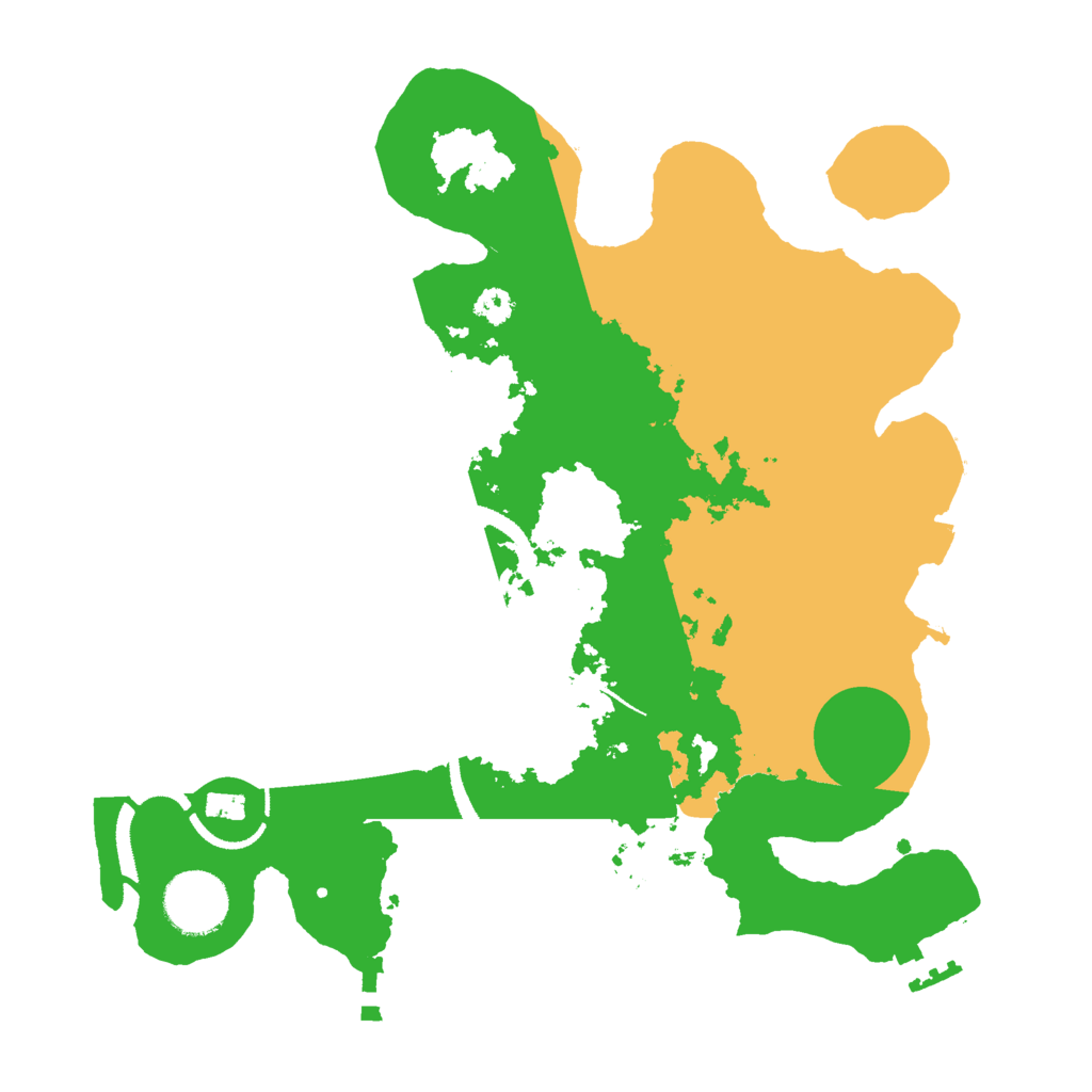 Biome Rust Map: Procedural Map, Size: 3000, Seed: 7648091