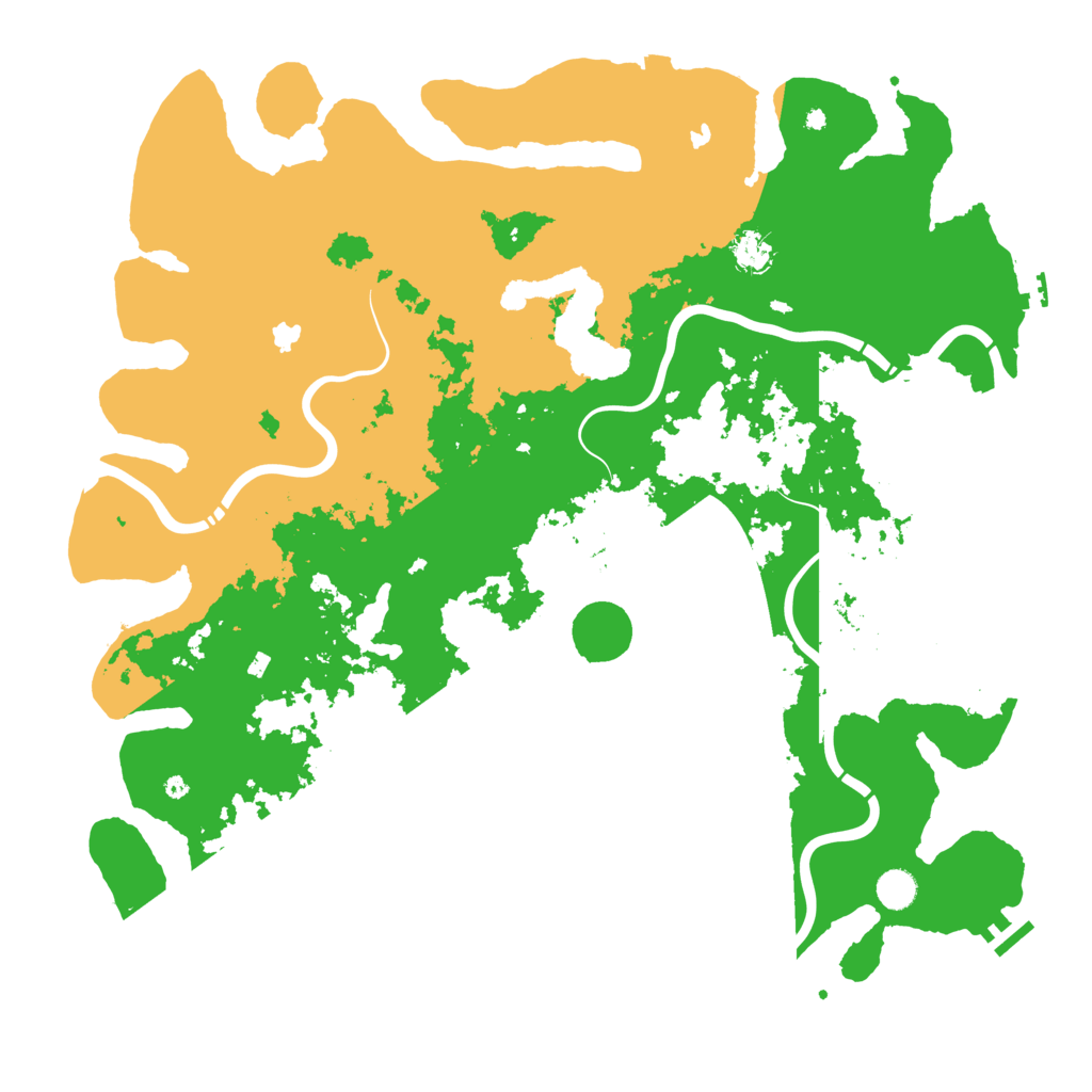 Biome Rust Map: Procedural Map, Size: 4800, Seed: 1286436655