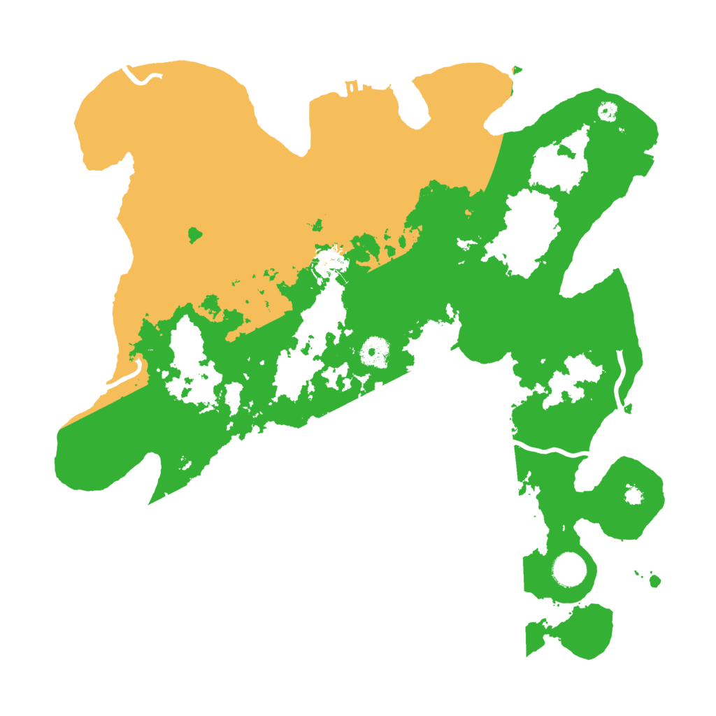 Biome Rust Map: Procedural Map, Size: 3700, Seed: 737361977
