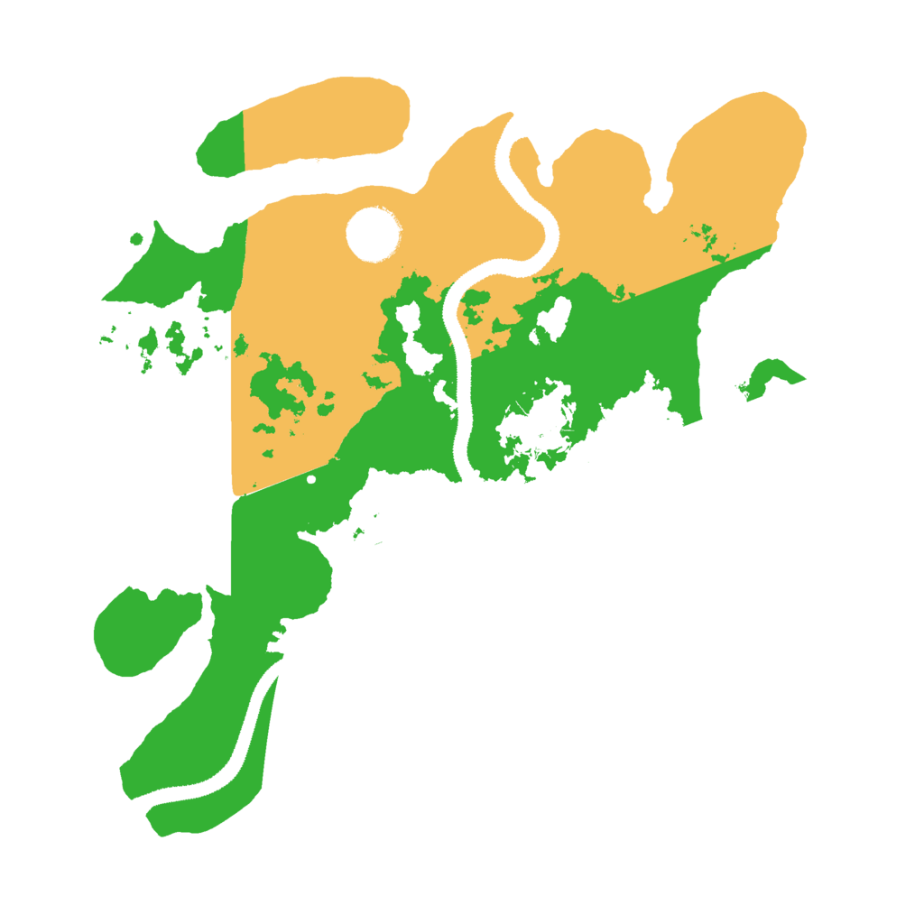 Biome Rust Map: Procedural Map, Size: 3000, Seed: 405508821