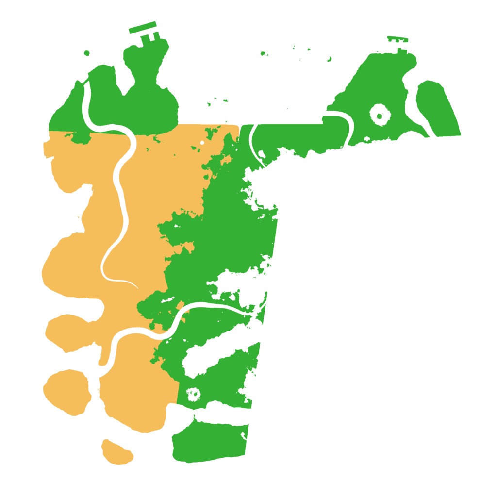 Biome Rust Map: Procedural Map, Size: 3600, Seed: 22402