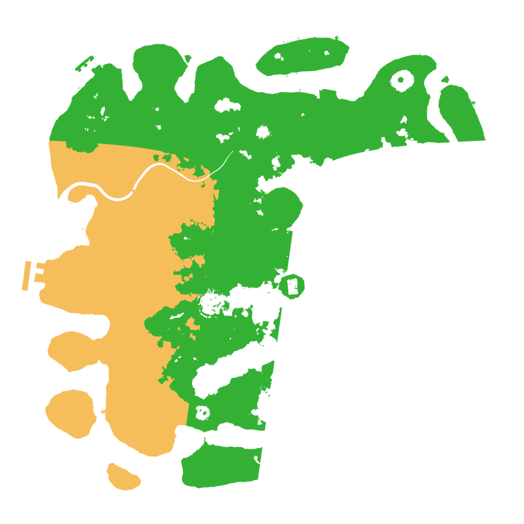 Biome Rust Map: Procedural Map, Size: 3600, Seed: 22402